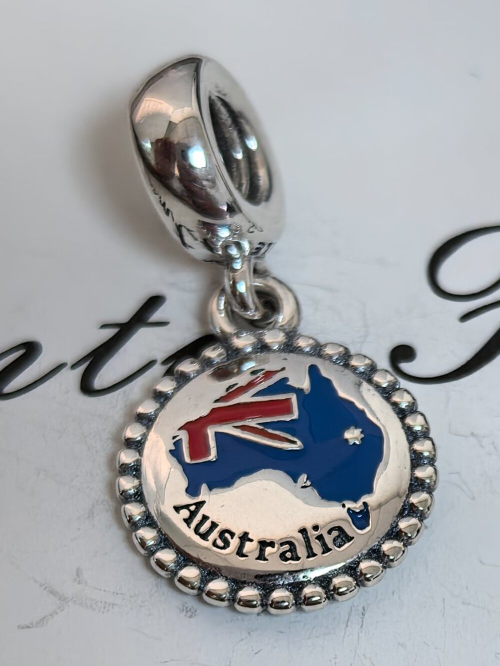 Pandora AUSTRALIA Exclusive Dangle Charm Pendant, S925 Silver Jewelry Bracelets